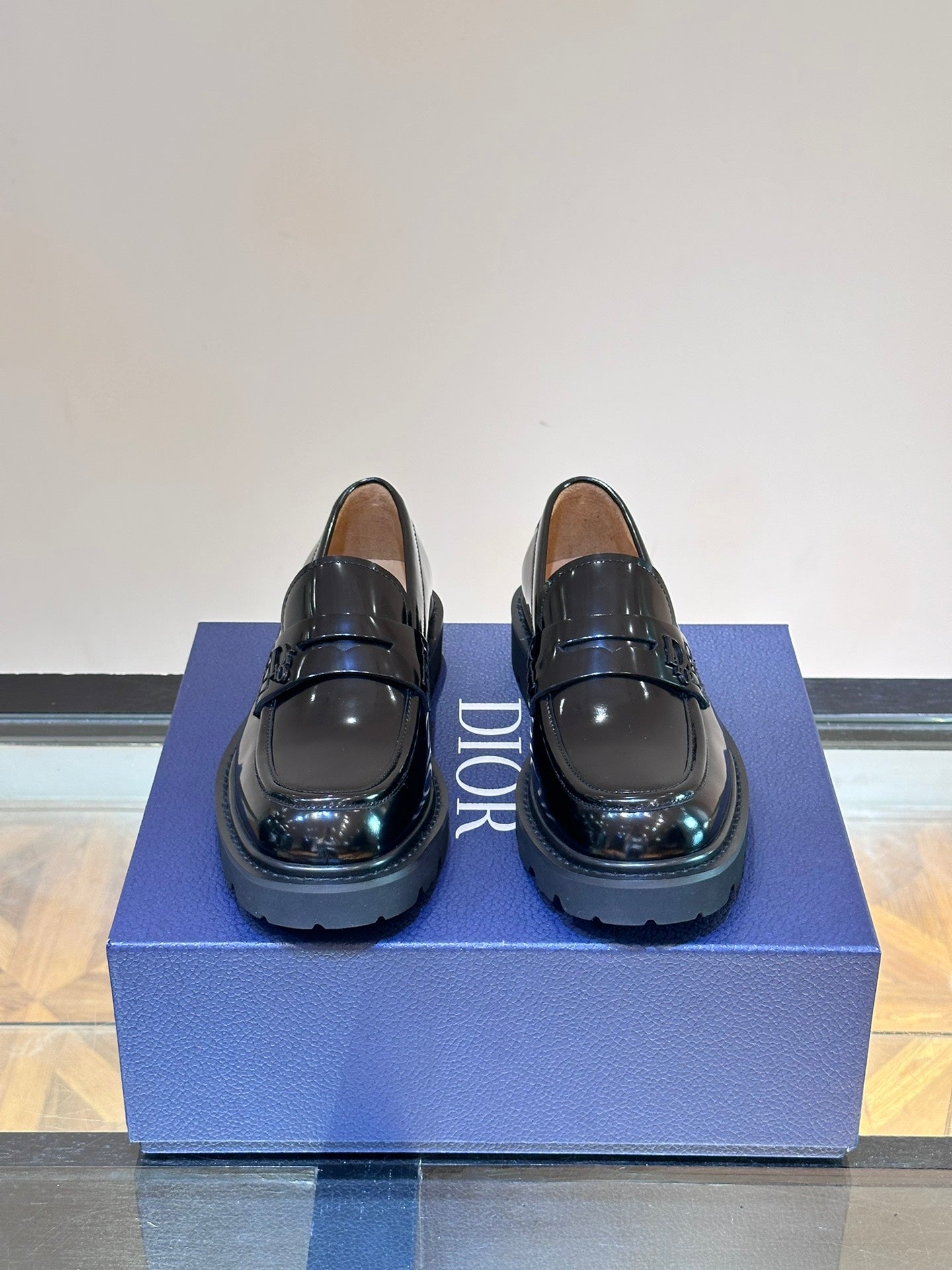 Dior Men's Premium Slip-On Leather Shoes