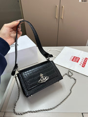 Retro Black Armpit Bag - Queen Mother of the West