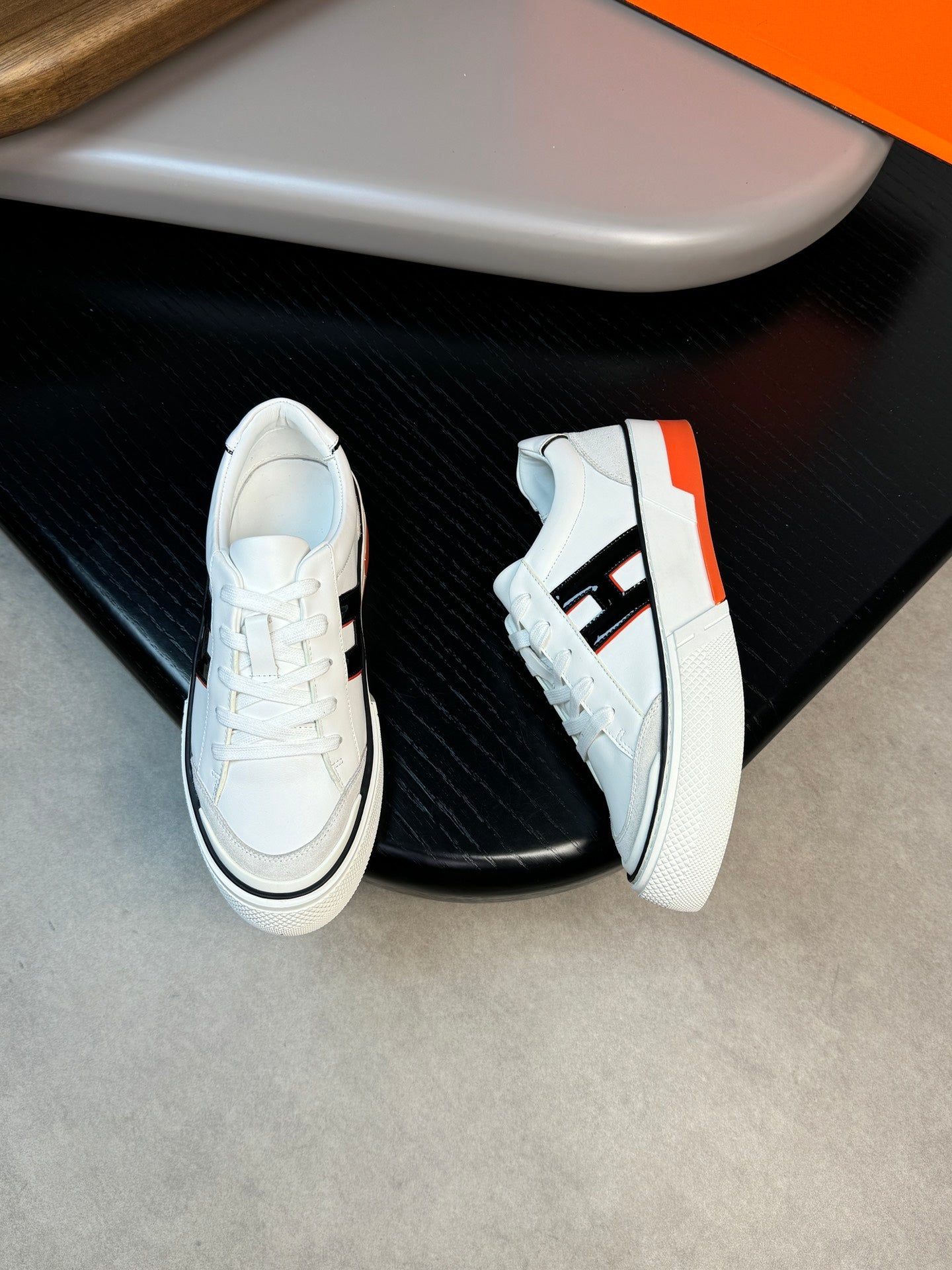 HermÃ¨s Luxury Calfskin Shoes - Premium Quality & Custom Sizes