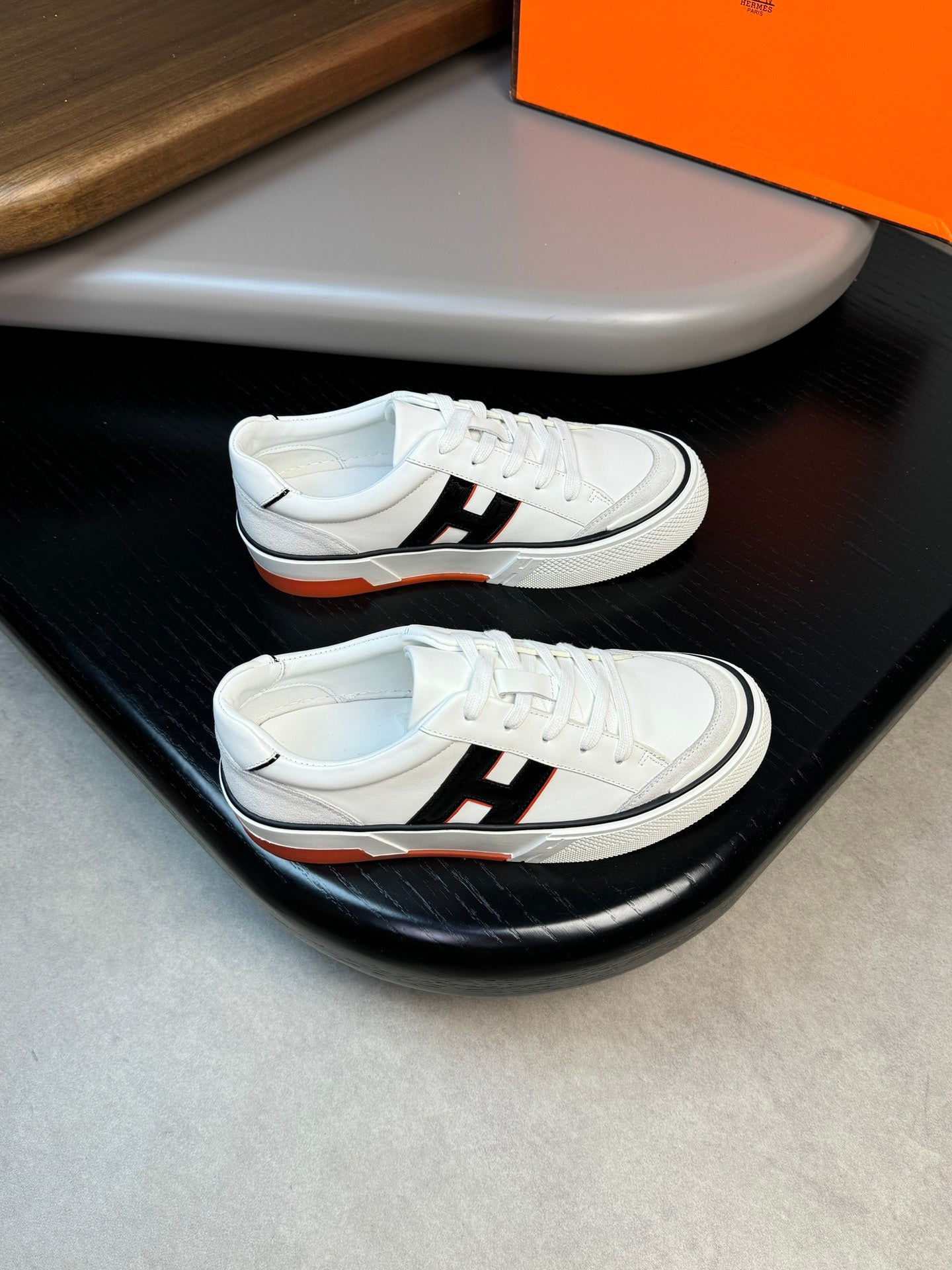 HermÃ¨s Luxury Calfskin Shoes - Premium Quality & Custom Sizes