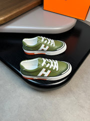 HermÃ¨s Men's Luxury Calfskin Shoes - Customizable Sizes 38-44