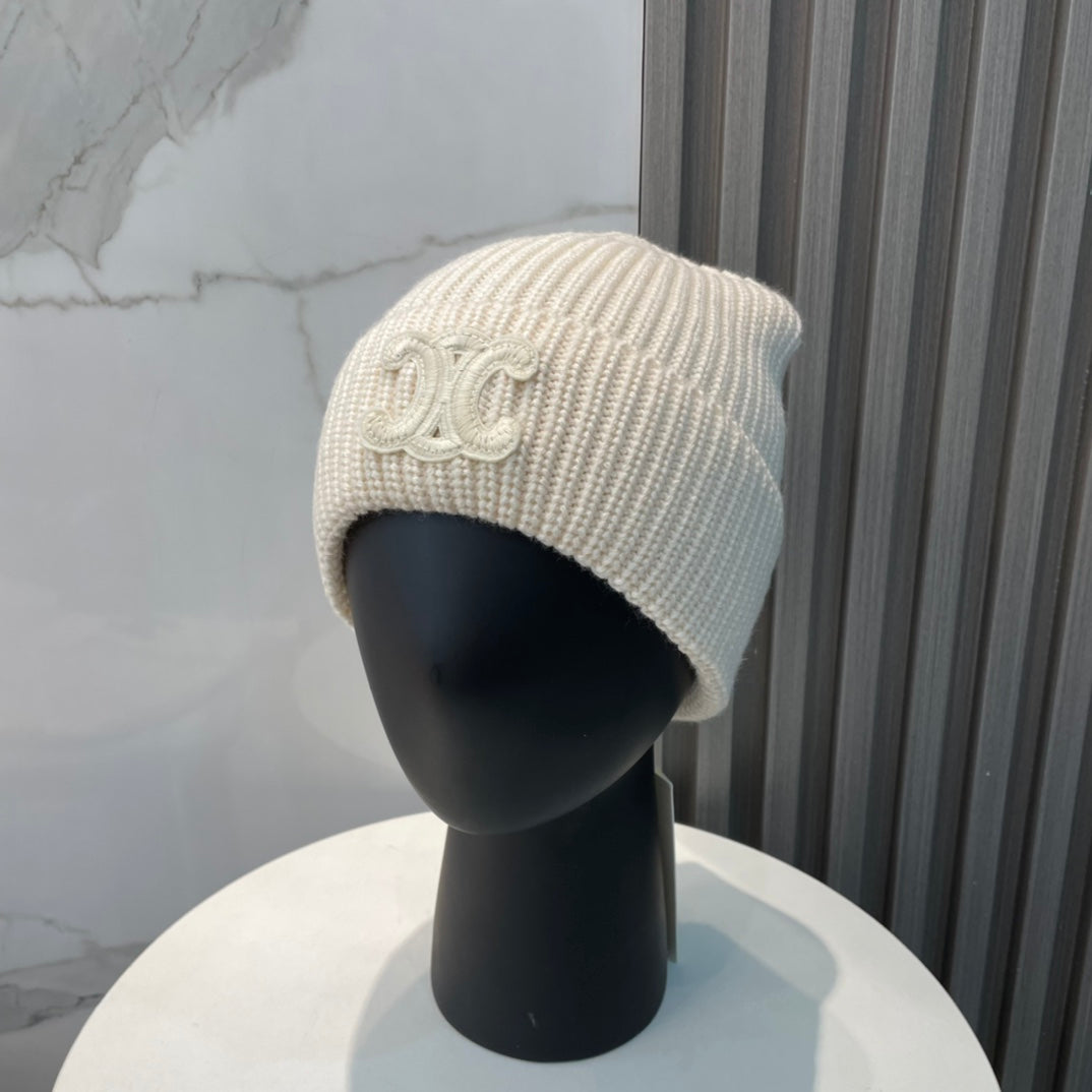 Celine Arc de Triomphe Knitted Hat - Fashionable & Age-Reducing