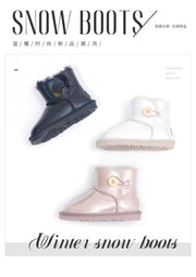 UGG Waterproof Laser Wool One-Piece Snow Boots for Kids