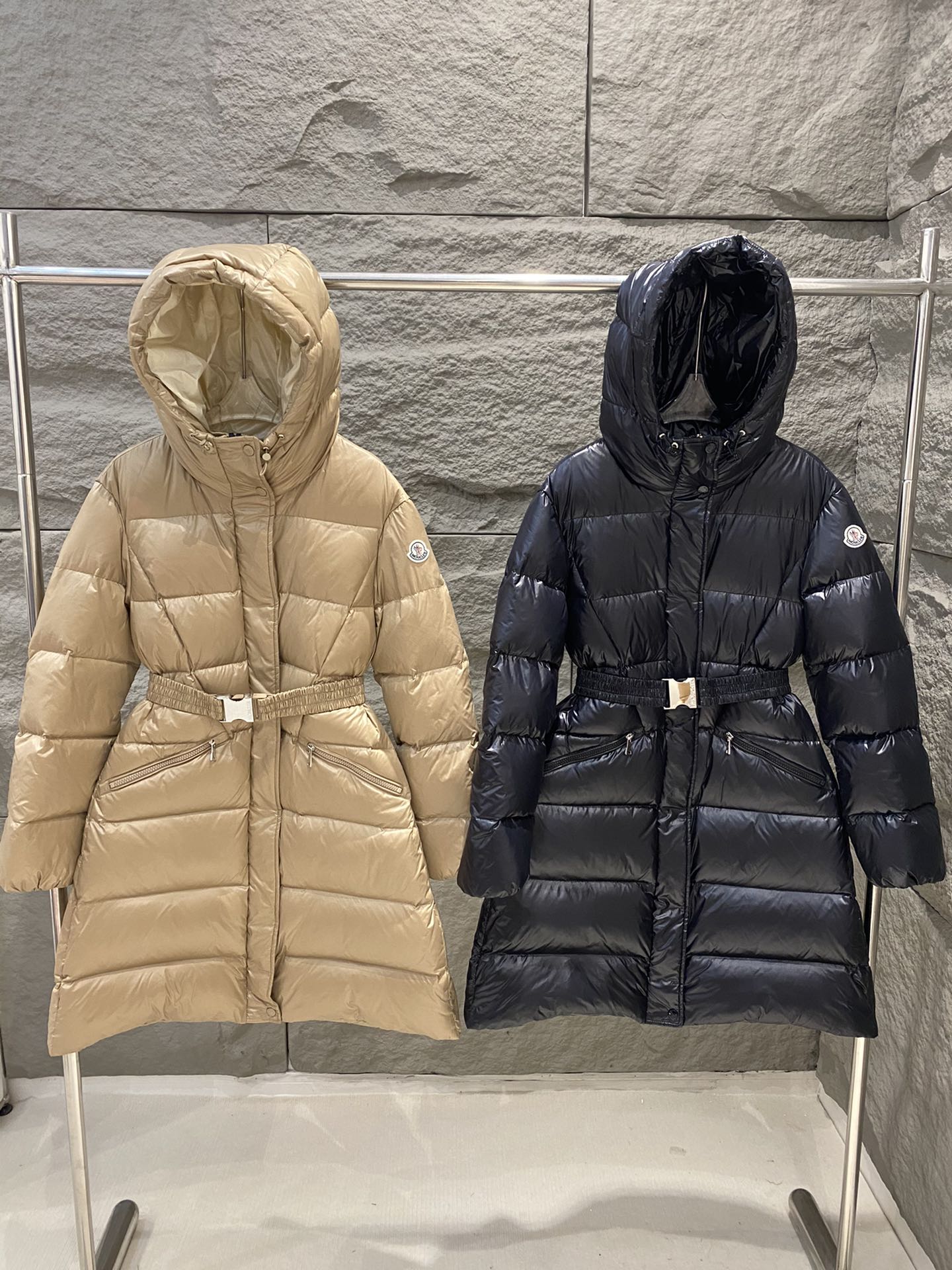 Moncler Bellevue Women's Long Down Jacket - Winter Elegance