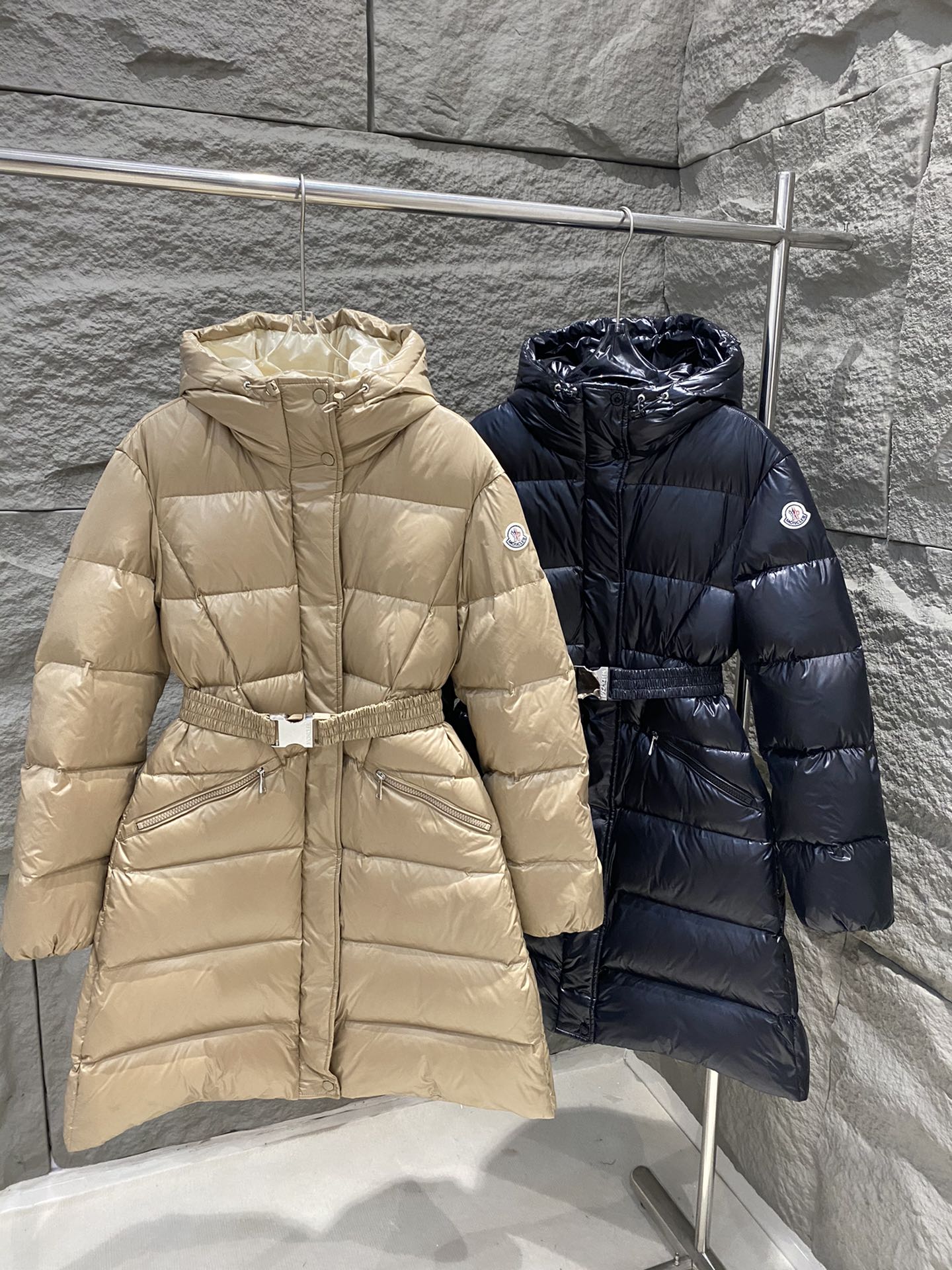 Moncler Bellevue Women's Long Down Jacket - Winter Elegance