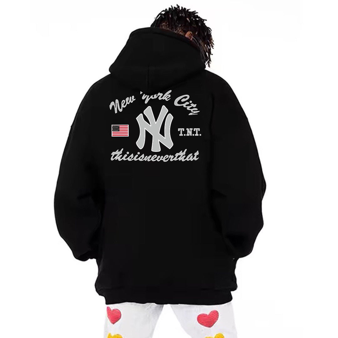 Limited Edition Couples' Hooded Fleece Sweatshirt - Black