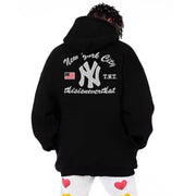 Limited Edition Couples' Hooded Fleece Sweatshirt - Black