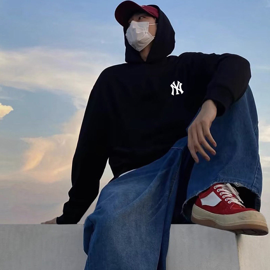 Limited Edition Couples' Hooded Fleece Sweatshirt - Black