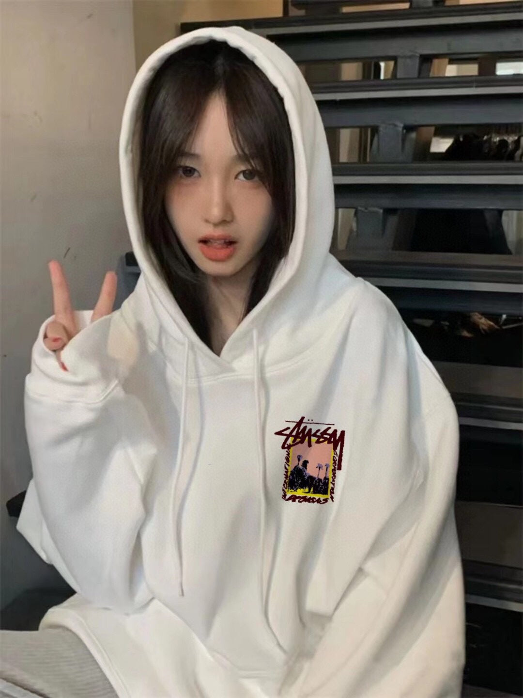 Stussy Co-Branded Coconut Tree Hoodie - Unisex Sweatshirt