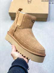 Women's UGG Classic Ultra Mini Snow Boots - Reindeer Gray