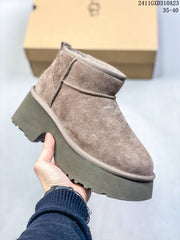 UGG Women's Classic Ultra Mini Short Boots in Reindeer Gray