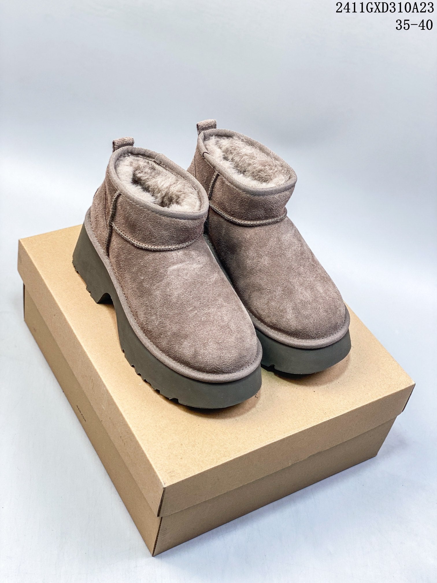 UGG Women's Classic Ultra Mini Short Boots in Reindeer Gray