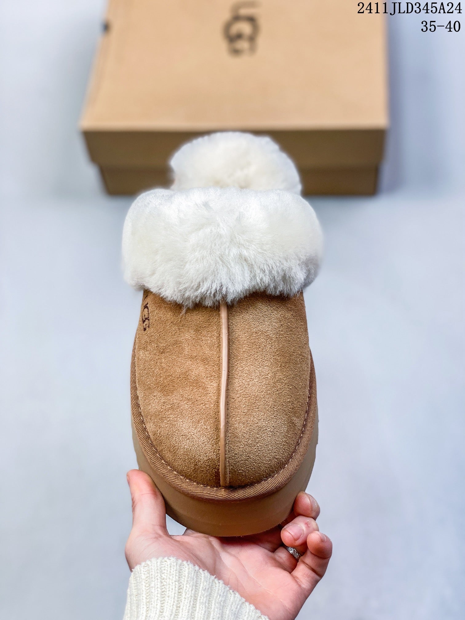 UGG Women's W Mini Bailey Bow II Waterproof Cotton Slippers