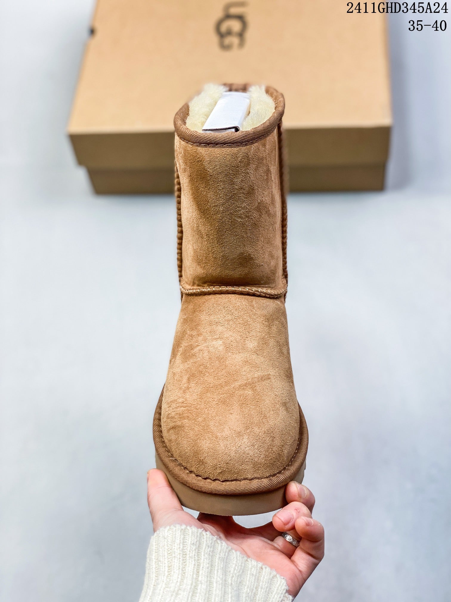 UGG Womenâ€™s Mini Bailey Bow II Boots â€“ Waterproof Cotton Slippers with Wool Lining