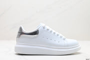 Authentic Alexander McQueen Low-Top Sole Leather Sneakers - Luxury Casual Sports Shoes