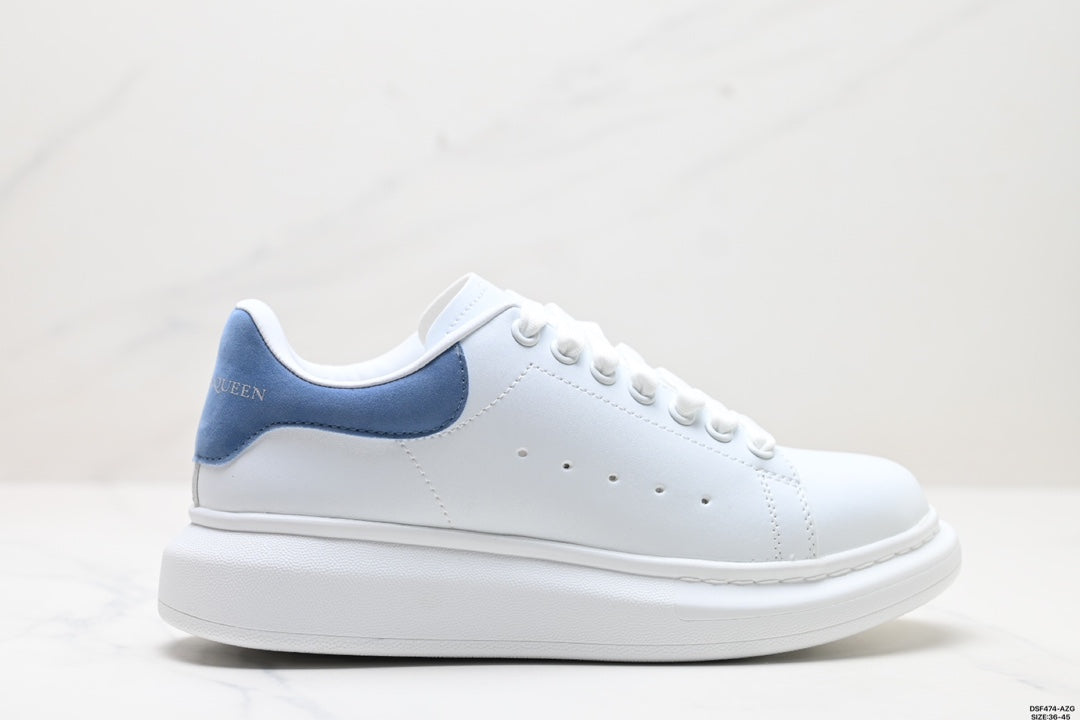 Alexander McQueen Luxury High-End White Low-Top Sneakers
