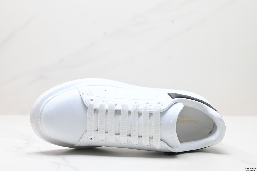 Alexander McQueen Authentic Italian Luxury Low-Top Leather Sneakers