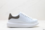 Alexander McQueen Luxury Low-Top Leather Sneakers - White