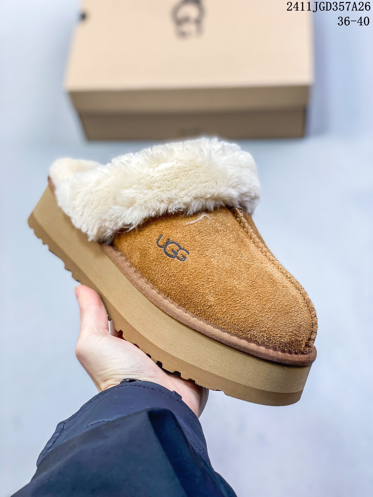Women's UGG Waterproof Sheepskin Snow Boots - Thickened Warm Winter Short Boots
