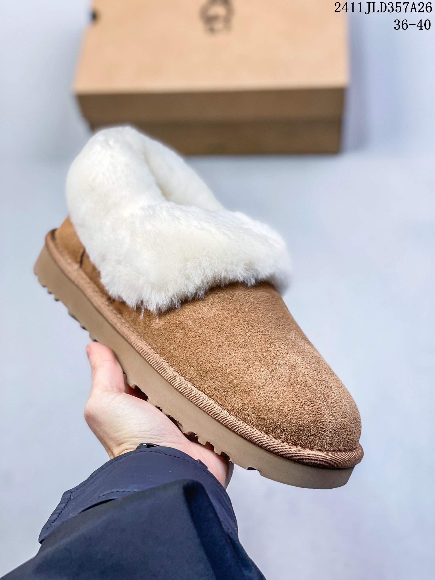 Women's Fashionable Furry Collar Casual Snow Boots