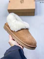 Women's Fashionable Furry Collar Casual Snow Boots
