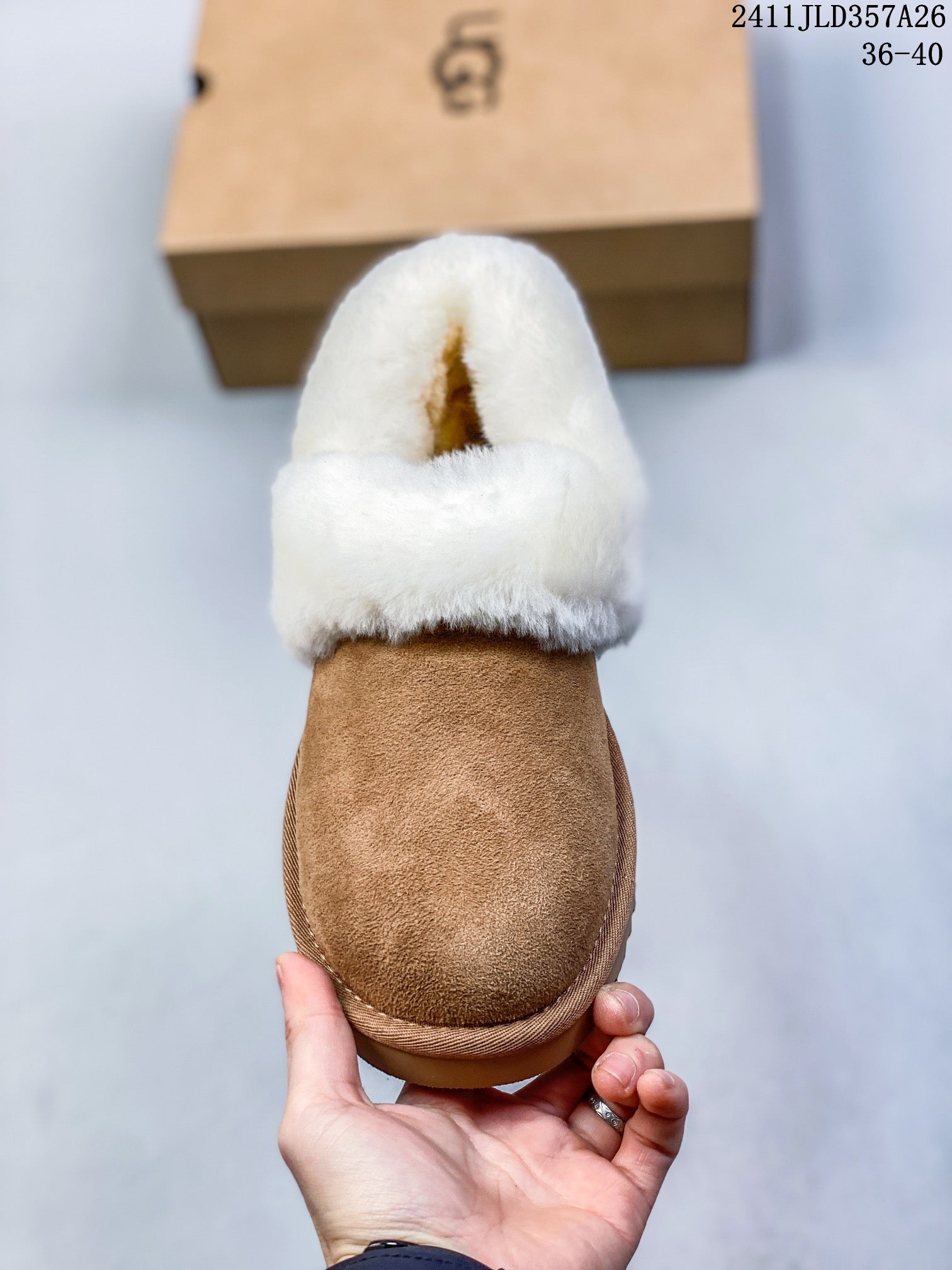 Women's Fashionable Furry Collar Casual Snow Boots