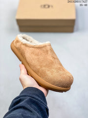 UGG Curly Little Potato Half-Wrap Wool Shoes for Women
