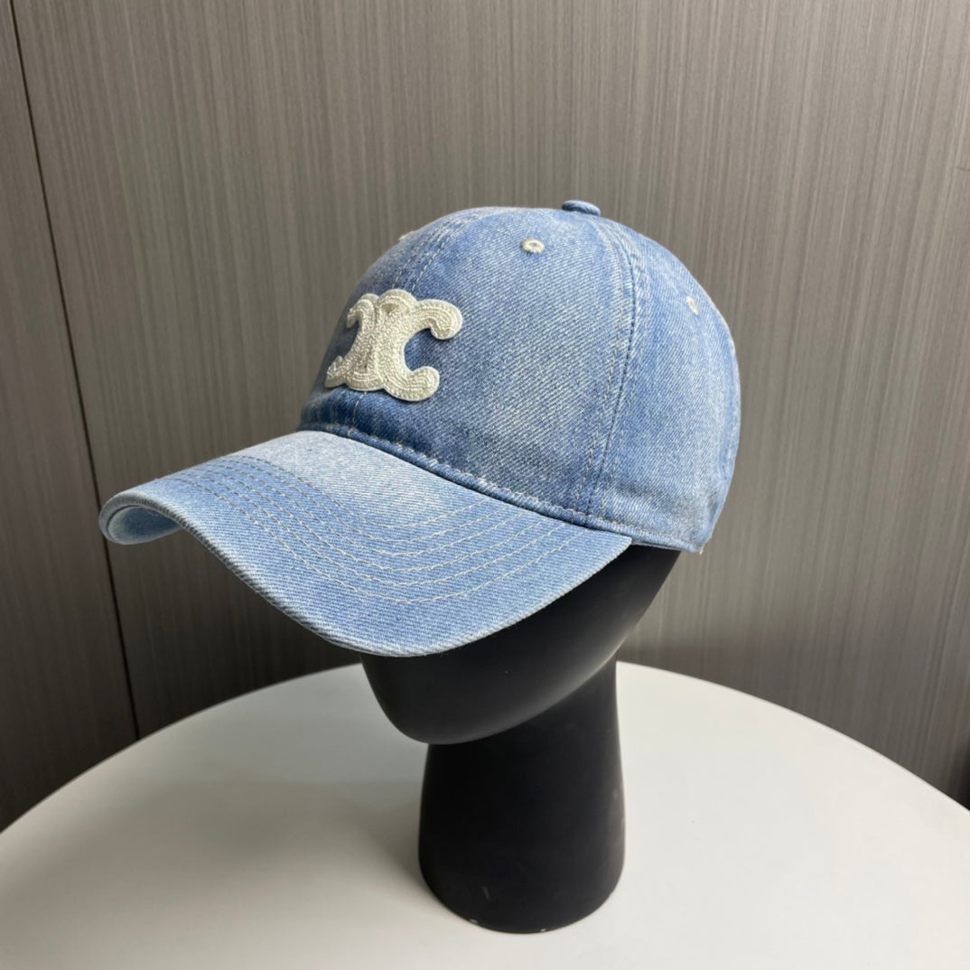 Celine Denim Baseball Cap - Stylish Streetwear Essential