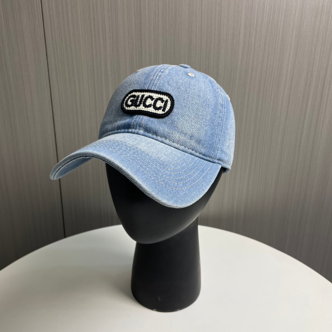 Gucci Denim Baseball Cap - Luxury Streetwear