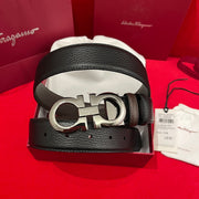 Customizable Double-Sided Cowhide Men's Belt