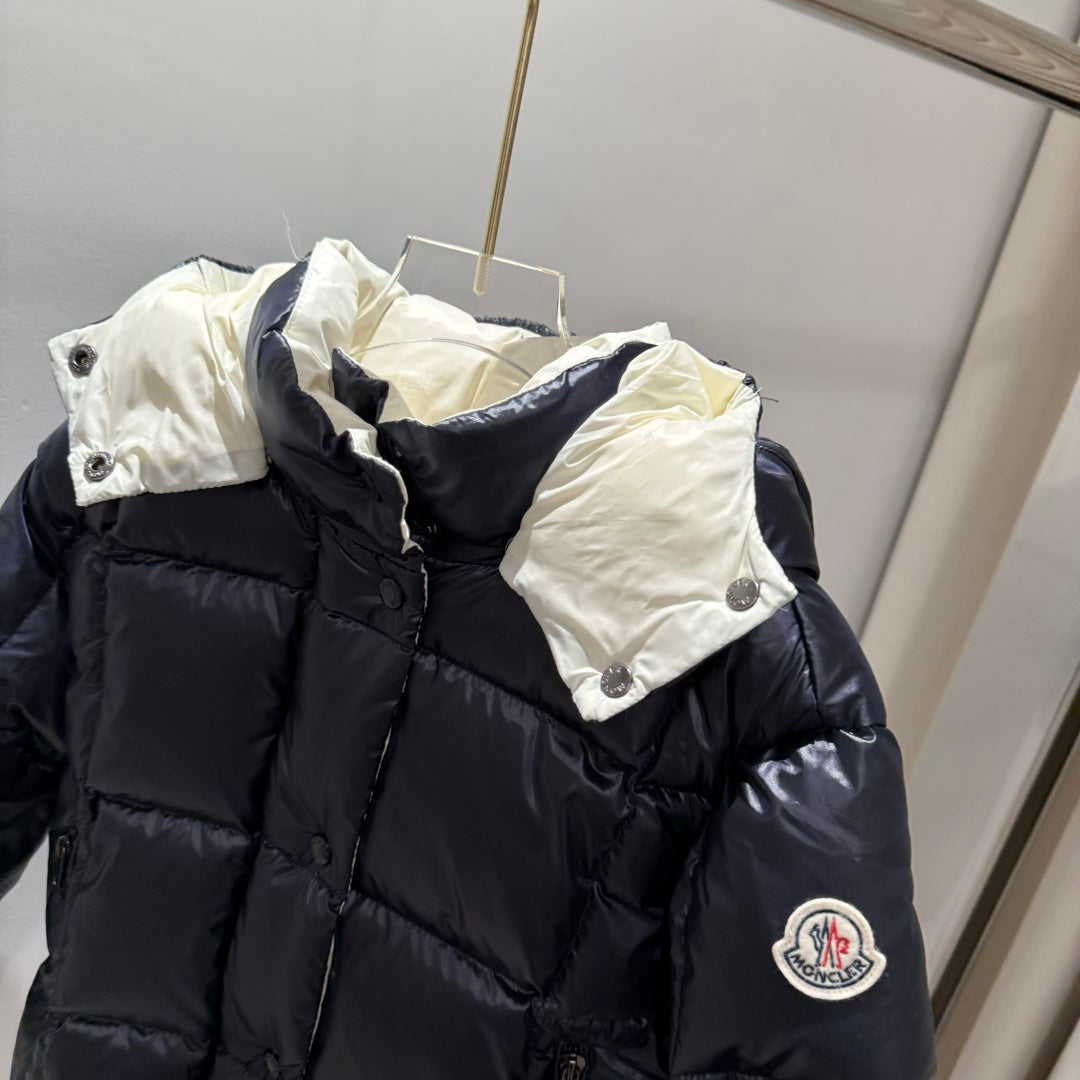 Moncler Kids' Color-Blocked Checkered Down Jacket - Winter Collection