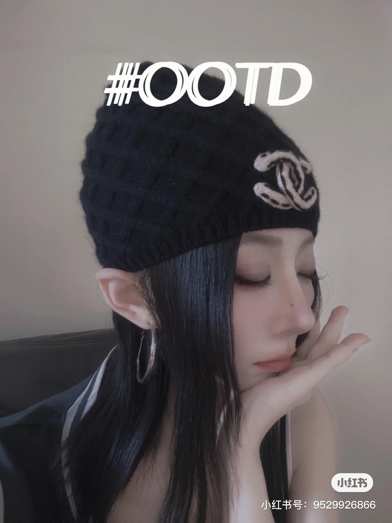 Luxury Chanel Autumn/Winter Wool Hat - Soft & Stylish