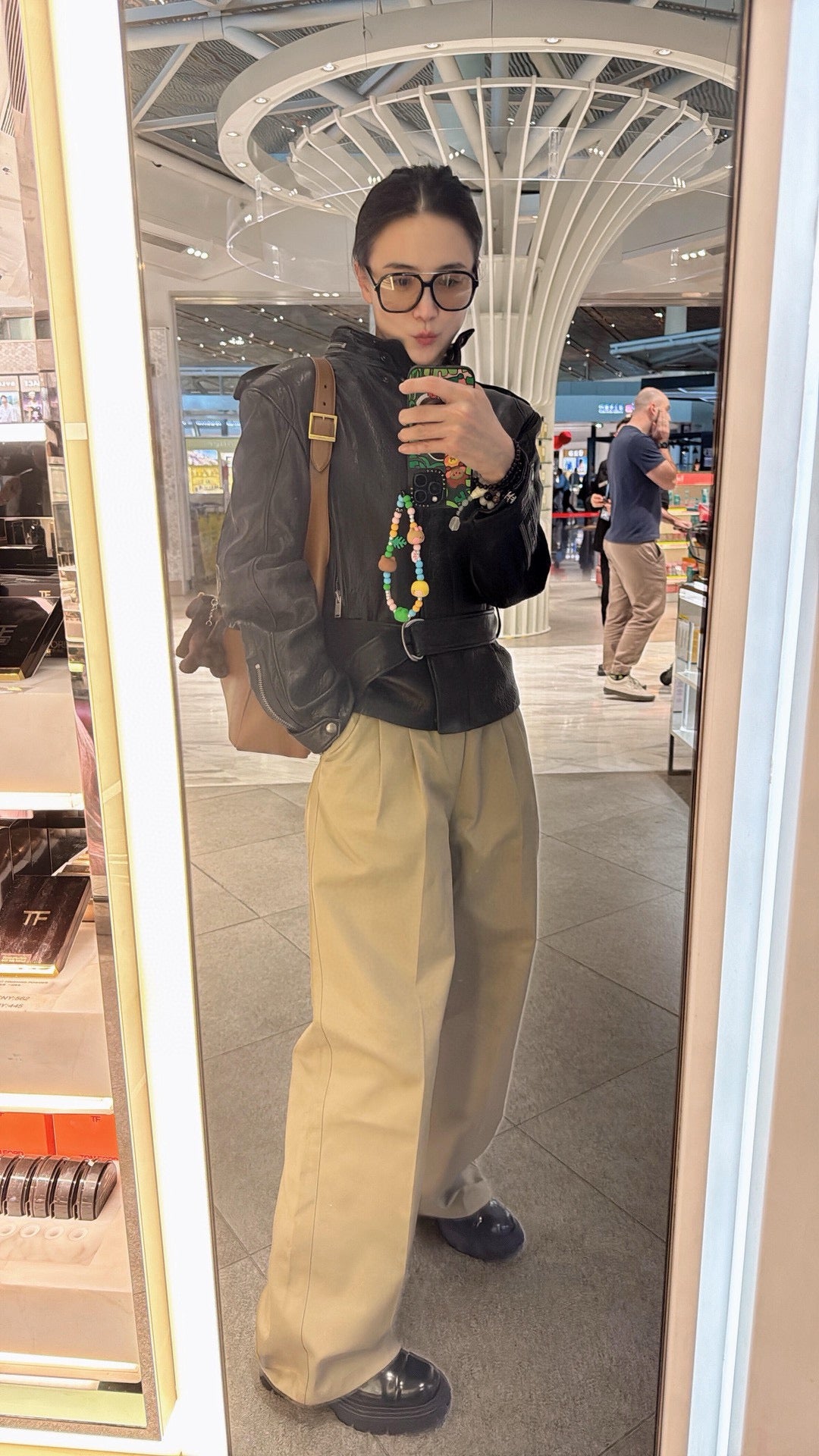 YSL SL545 Sunglasses by Song Jia - Stylish Oversized Eyewear