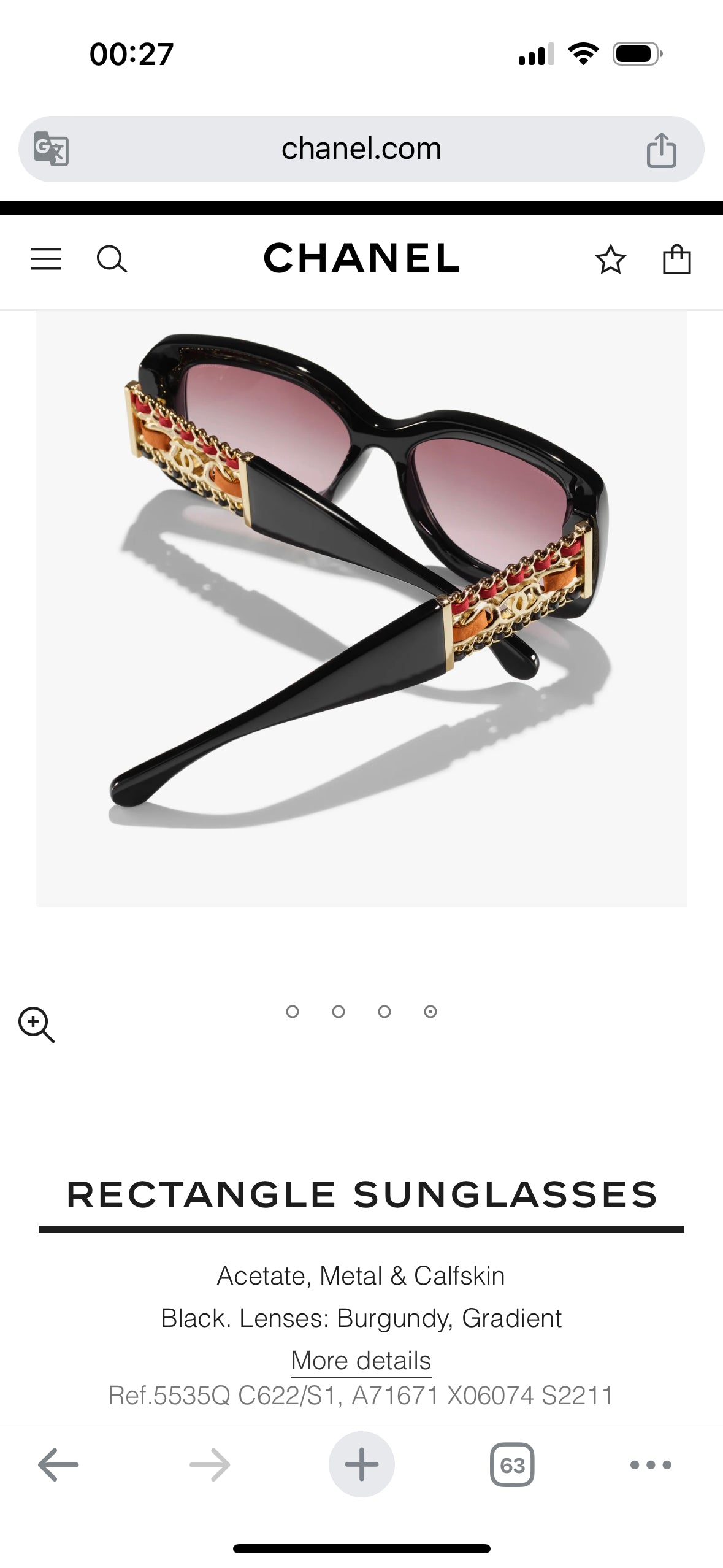 CHANEL CH5535Q Elegant Eyewear - 53-19-145