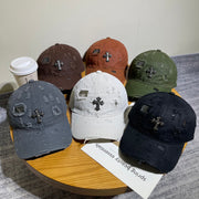Cross Hole Baseball Cap - Stylish & Breathable Headwear