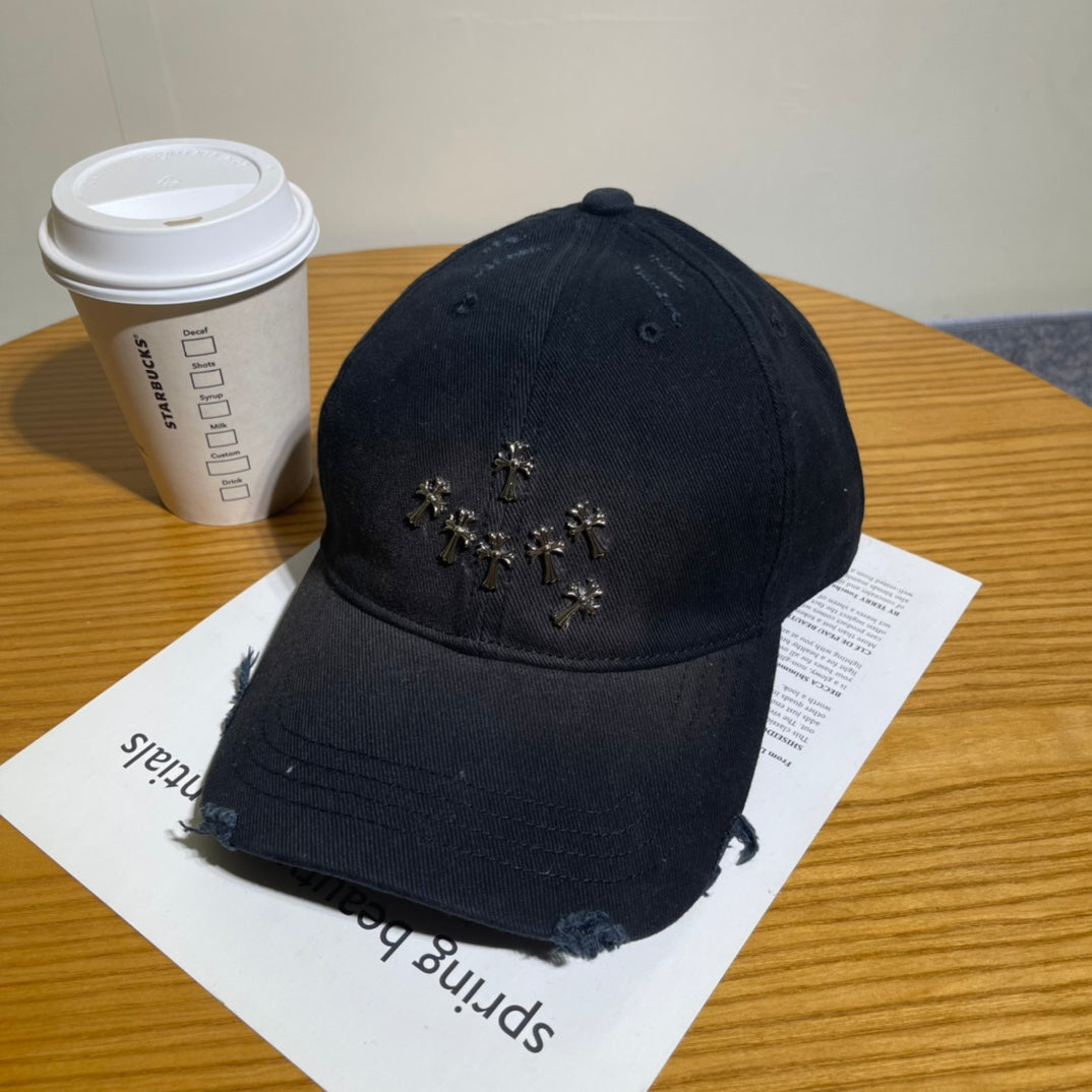 Small Cross Baseball Cap - Stylish & Versatile Headwear