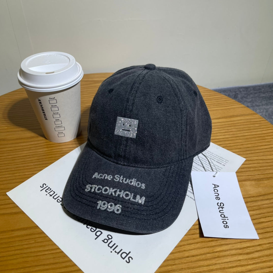 Acne Studios Denim Baseball Cap - Stylish and Versatile