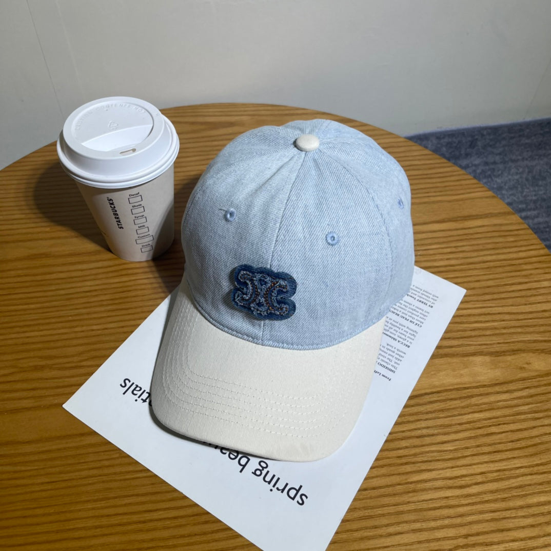 Arc de Triomphe Denim Baseball Cap