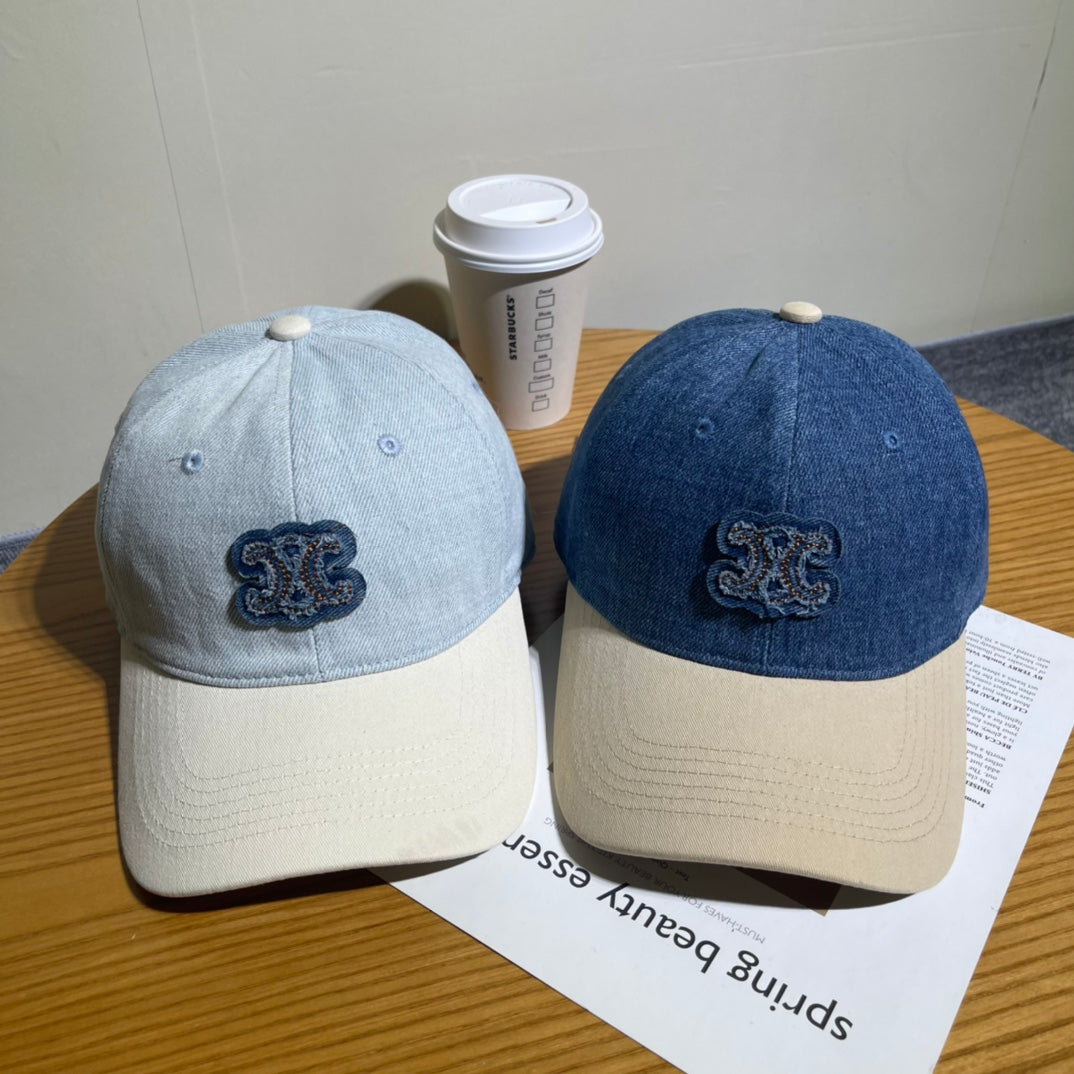 Arc de Triomphe Denim Baseball Cap