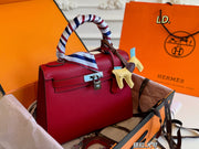 Hermes Kelly Bag with Silver Buckle - Original Quality