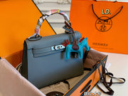 Hermes Kelly Bag with Silver Buckle - Luxury Folding Box Set
