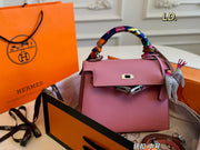 Hermes Kelly Bag with Silver Buckle - Medium Size Luxury Handbag