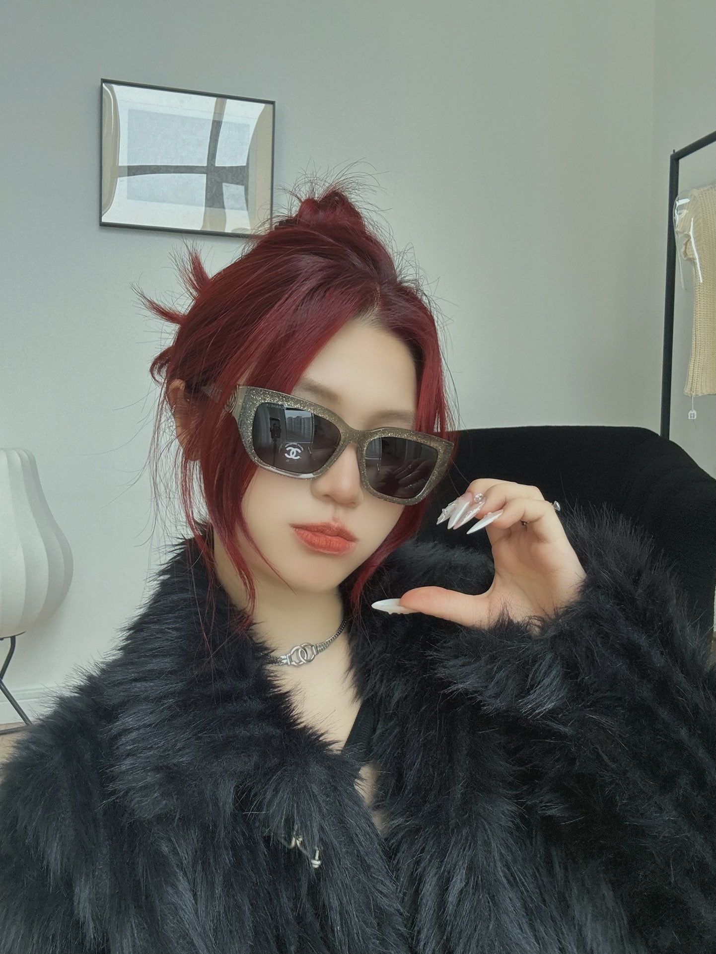 Classic Round Double C Chanel Glasses - Model 9521