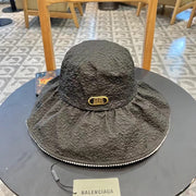 Balenciaga 2024 Summer Fisherman Hat - Versatile Canvas Design