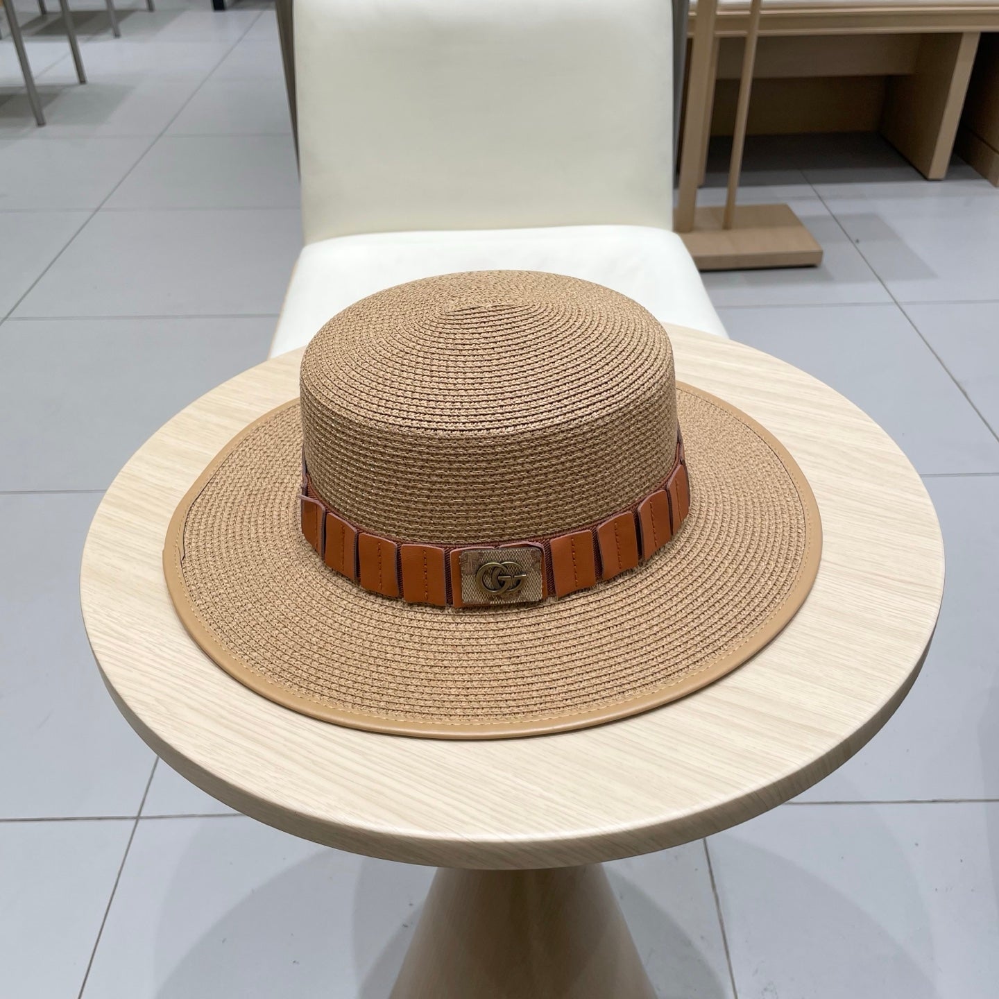 Gucci 2025 Women's Straw Sun Hat - Essential Travel Accessory