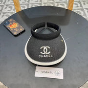 Women's Chanel Summer Straw Hat - UV Protection Beach Hat