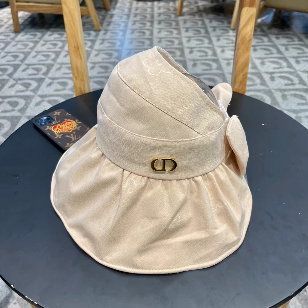 Dior Womenâ€™s Korean Style Sun Hat - Floral, Breathable, Travel-Friendly