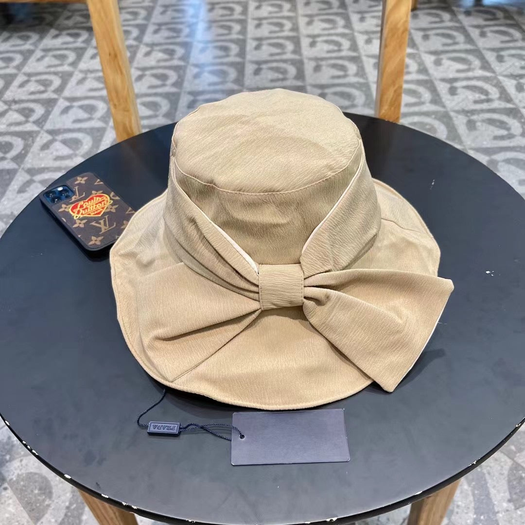 Prada Women's UV Protection Fisherman Hat - Stylish & Breathable Large Brim