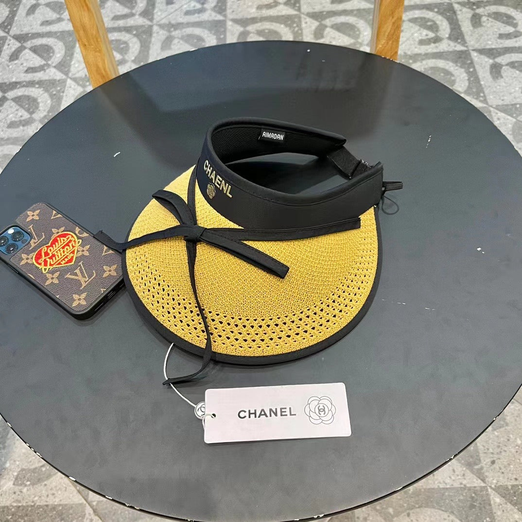 Women's Wide Brim Collapsible Sun Hat with Cute Bow