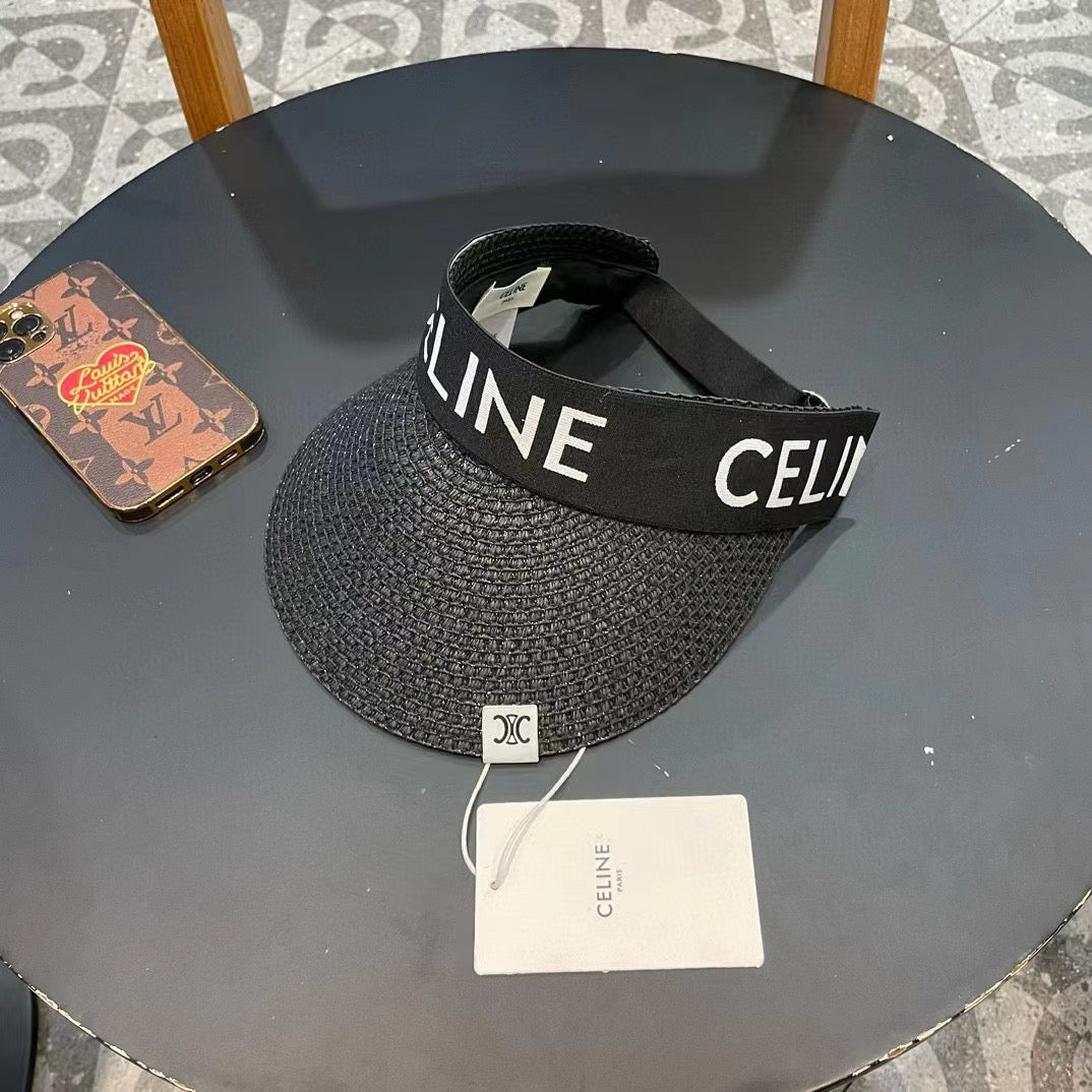 Celine Straw Knitted Hat - Versatile Summer Accessory